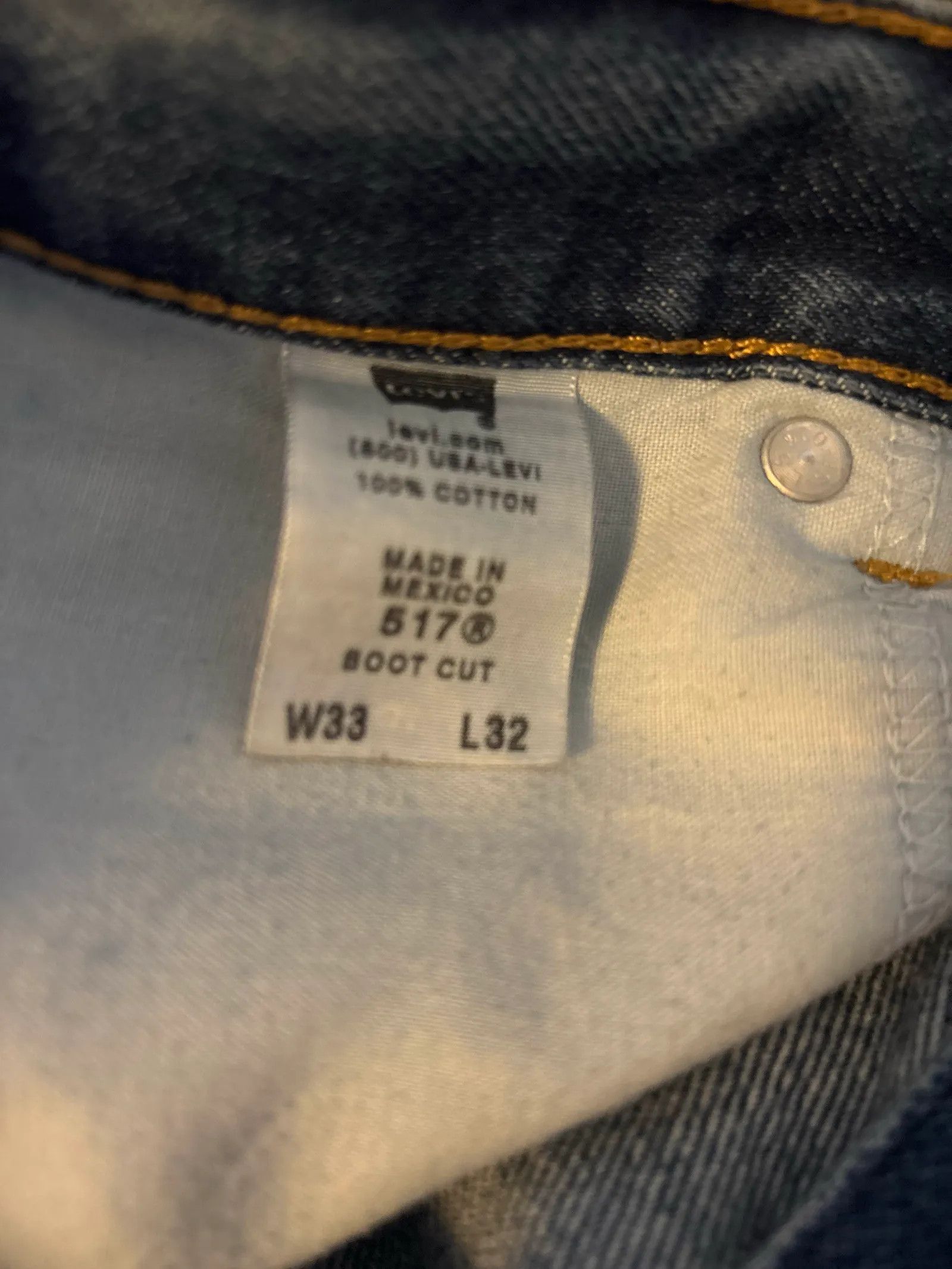 Levi's Levis Boot Cut Jeans Size US 33 - 3 Thumbnail