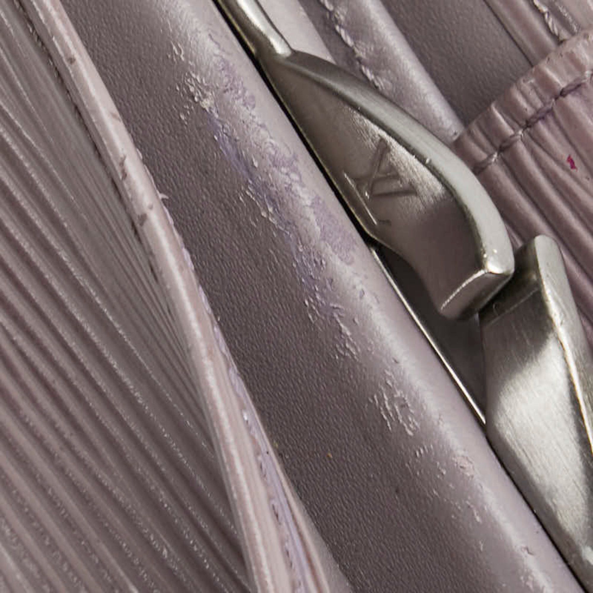 Louis Vuitton Louis Vuitton Epi Porte Monnaie Bi-fold Wallet M6324B Lilac Purple Leather Women's LOUIS VUITTON Size ONE SIZE - 11 Thumbnail