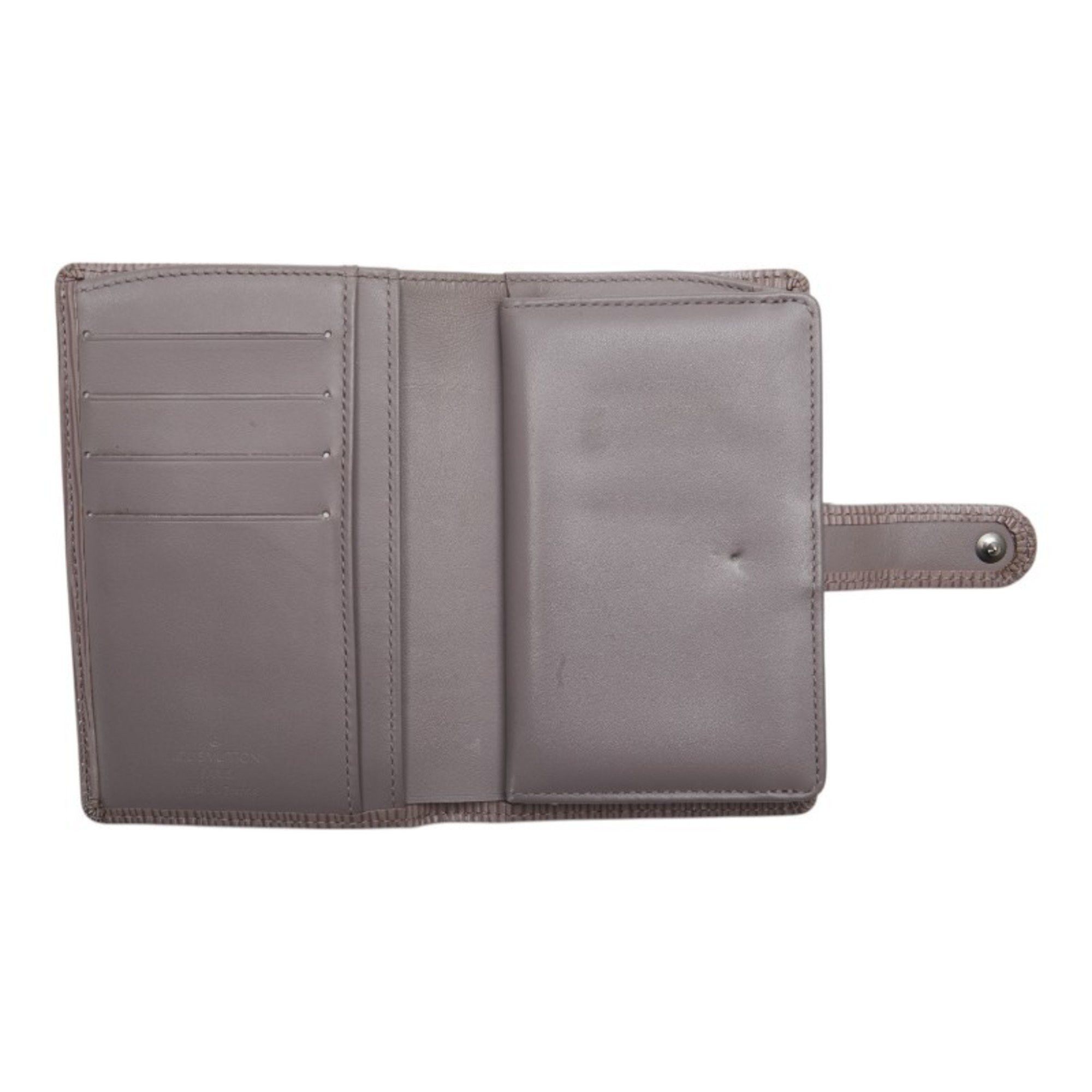 Louis Vuitton Louis Vuitton Epi Porte Monnaie Bi-fold Wallet M6324B Lilac Purple Leather Women's LOUIS VUITTON Size ONE SIZE - 4 Thumbnail