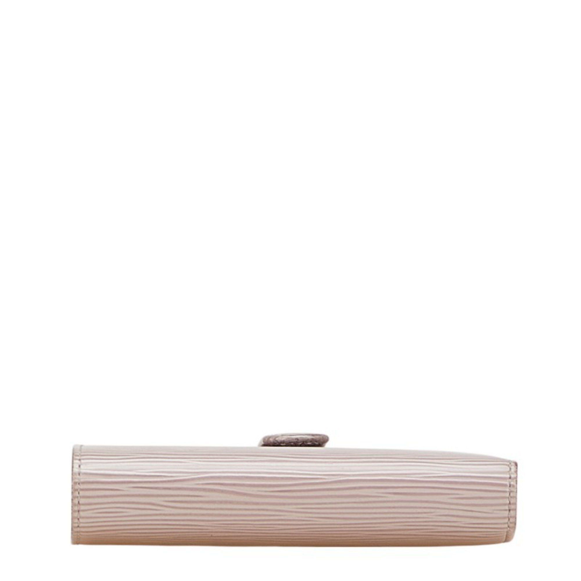 Louis Vuitton Louis Vuitton Epi Porte Monnaie Bi-fold Wallet M6324B Lilac Purple Leather Women's LOUIS VUITTON Size ONE SIZE - 3 Thumbnail