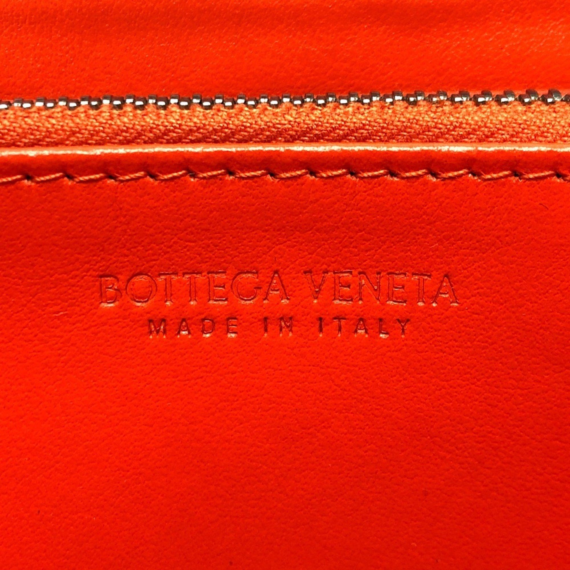 Bottega Veneta BOTTEGA VENETA 593217 Men's Leather Zip-Around Long Wallet in Orange Size ONE SIZE - 11 Thumbnail