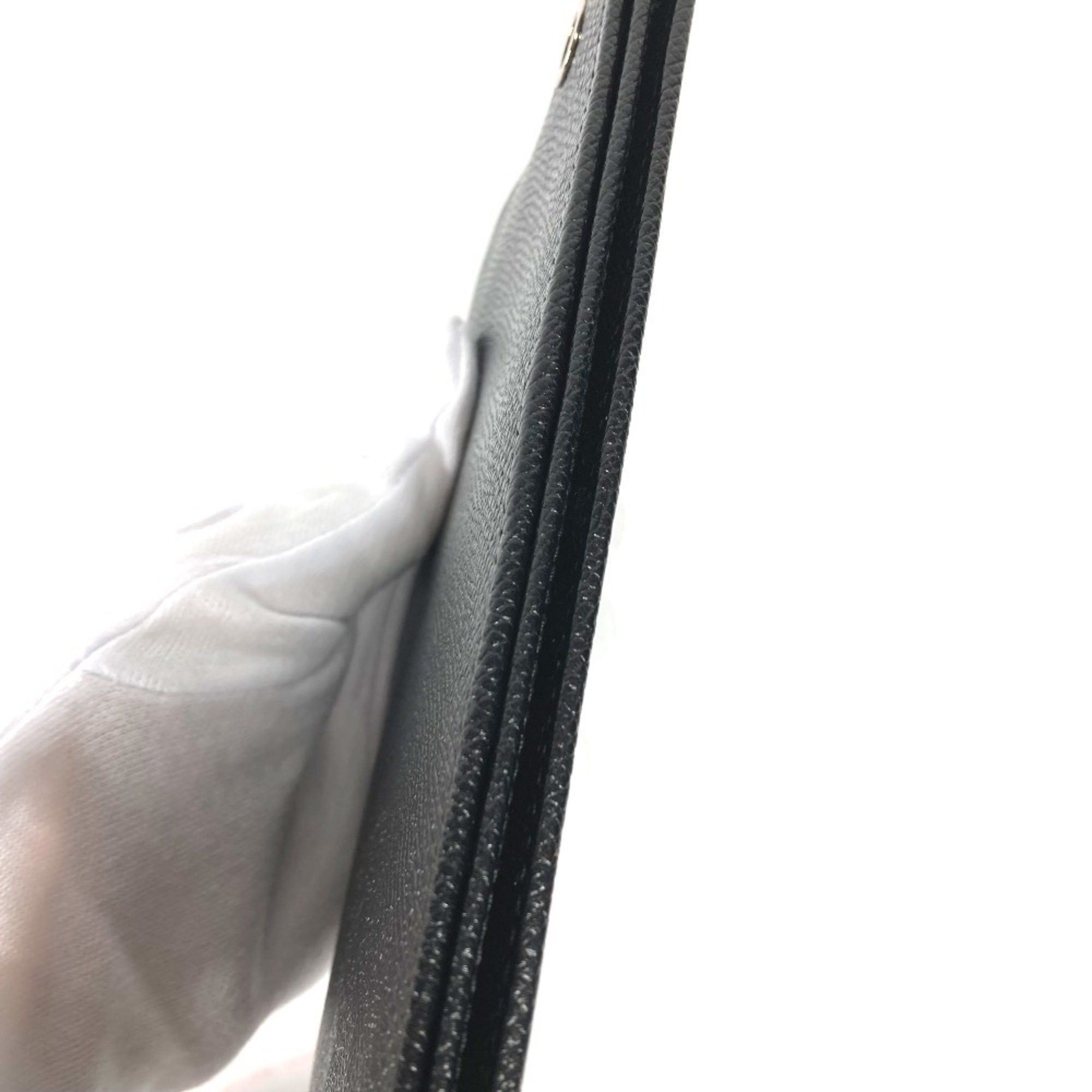 Bvlgari BVLGARI Bifold Long Wallet Leather Men's Black Size ONE SIZE - 3 Thumbnail