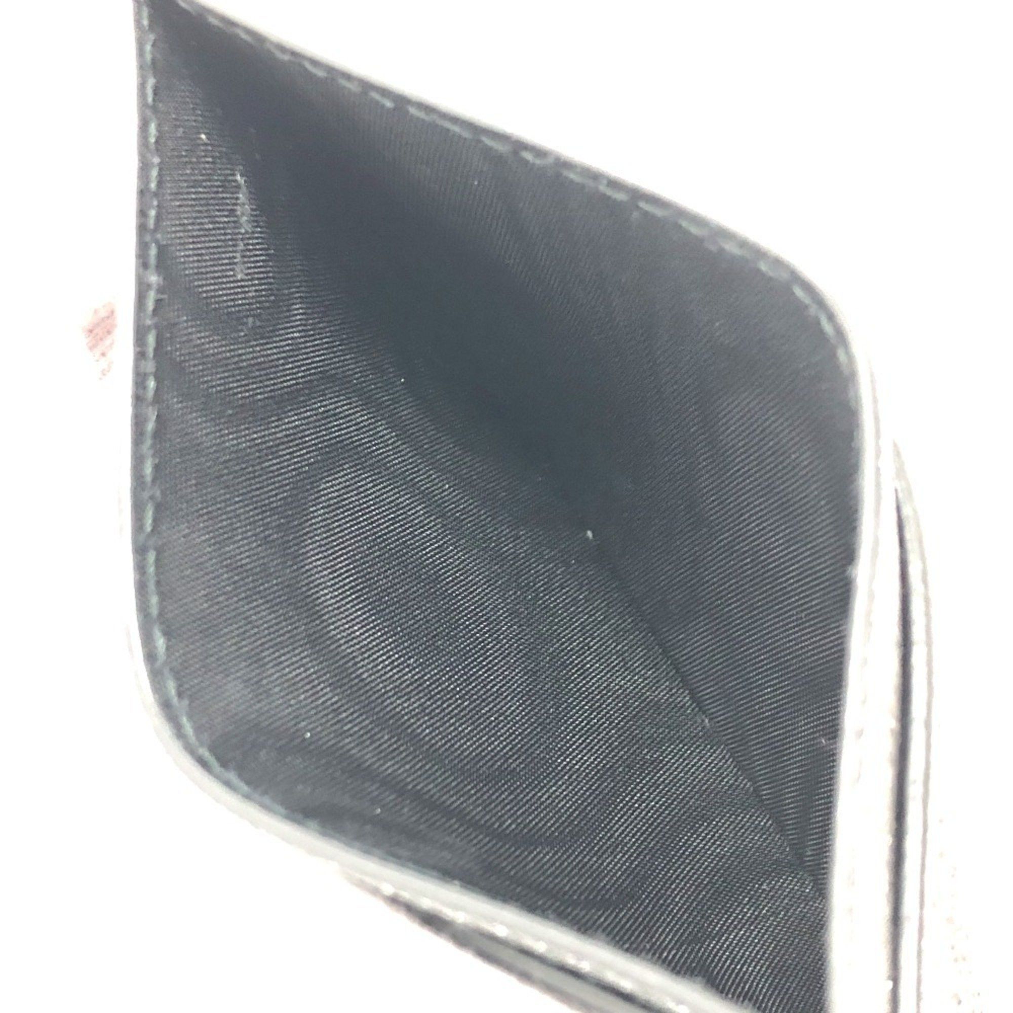 Balenciaga BALENCIAGA 392126 Logo Glitter Pass Case/Card Holder/Business Card Case Leather Women's Gray Like New Size ONE SIZE - 8 Thumbnail