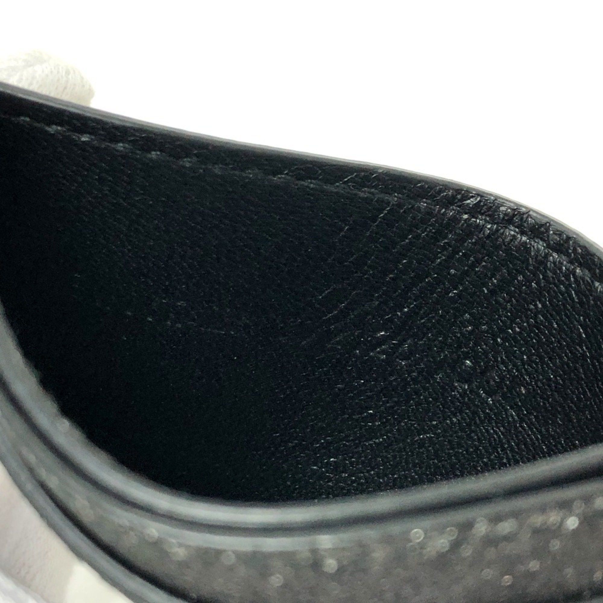 Balenciaga BALENCIAGA 392126 Logo Glitter Pass Case/Card Holder/Business Card Case Leather Women's Gray Like New Size ONE SIZE - 9 Thumbnail