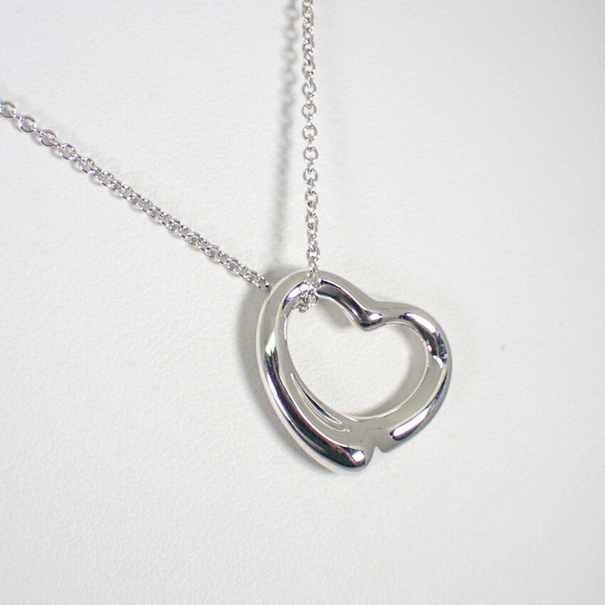 Tiffany & Co. TIFFANY SV925 heart pendant necklace Size ONE SIZE - 4 Thumbnail