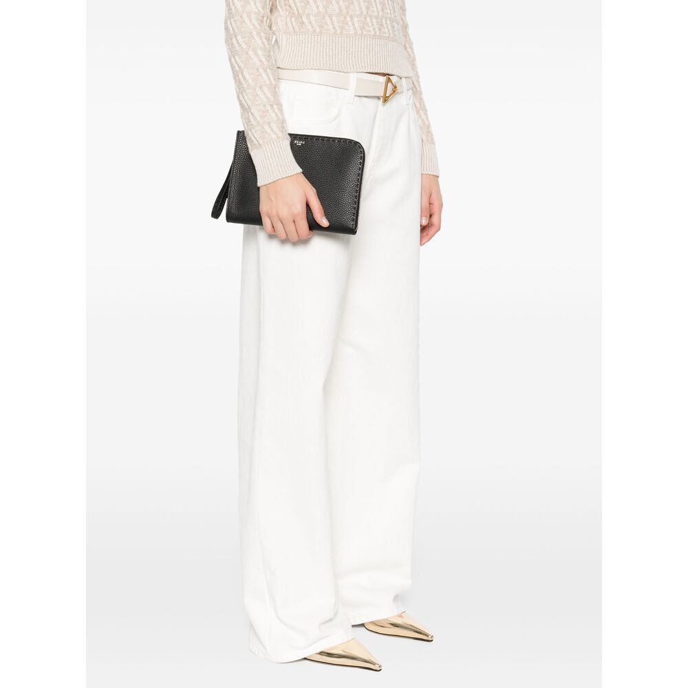 Fendi Fendi BLACK Clutch Bags Size ONE SIZE - 5 Thumbnail