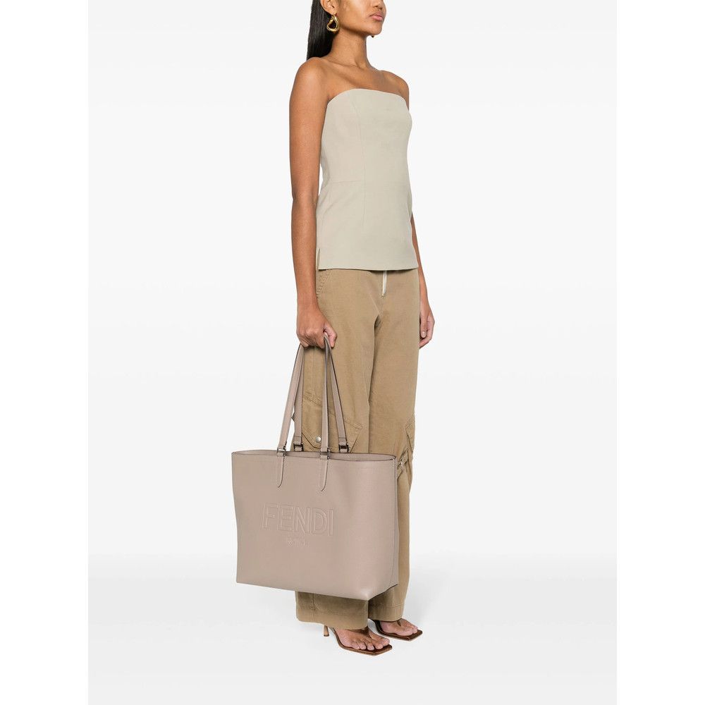 Fendi Fendi NEUTRALS Tote Bags Size ONE SIZE - 5 Thumbnail