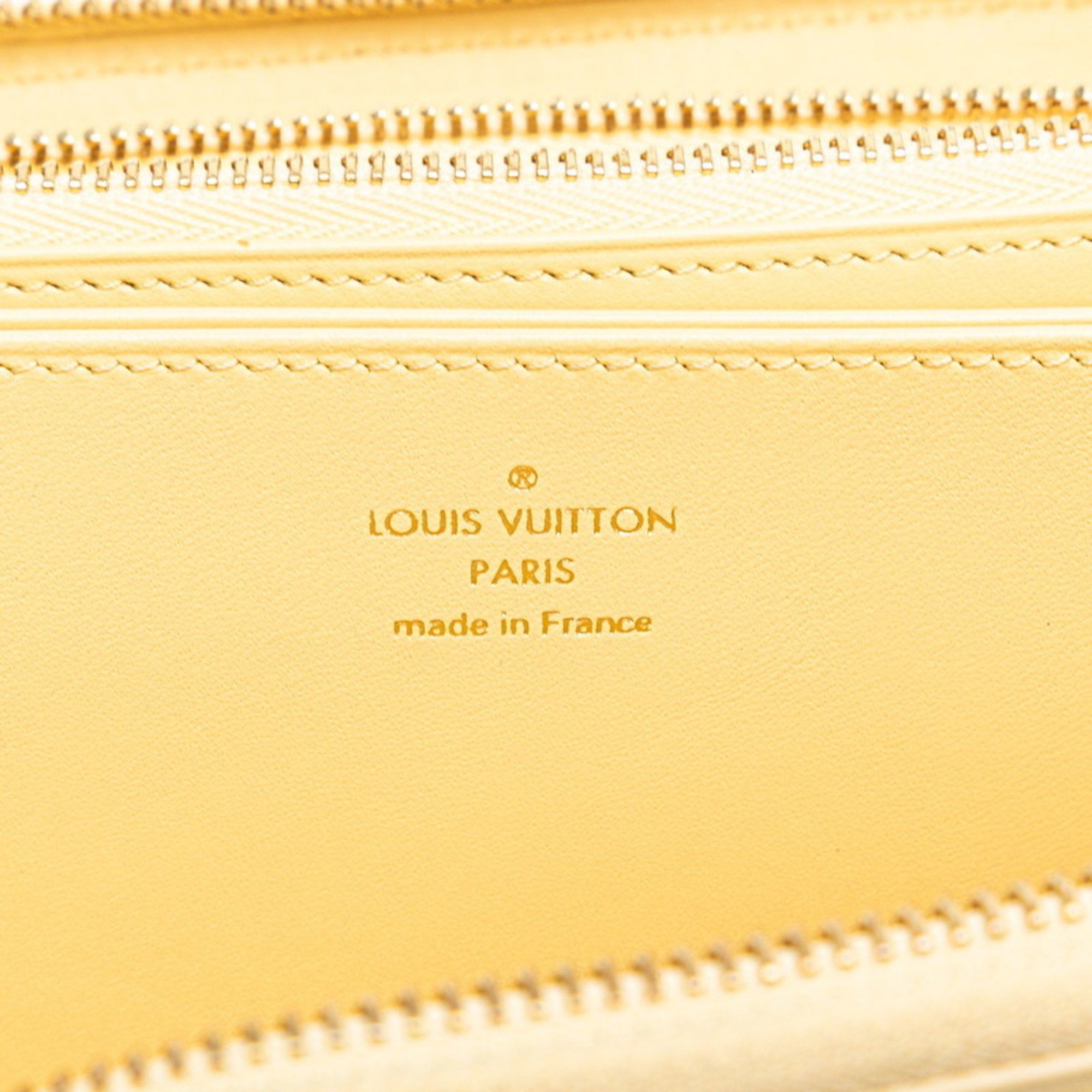 Louis Vuitton Louis Vuitton Nanogram Zippy Wallet, Round Zip Long Wallet M82229, Yellow Leather, Women's, LOUIS VUITTON Size ONE SIZE - 10 Thumbnail