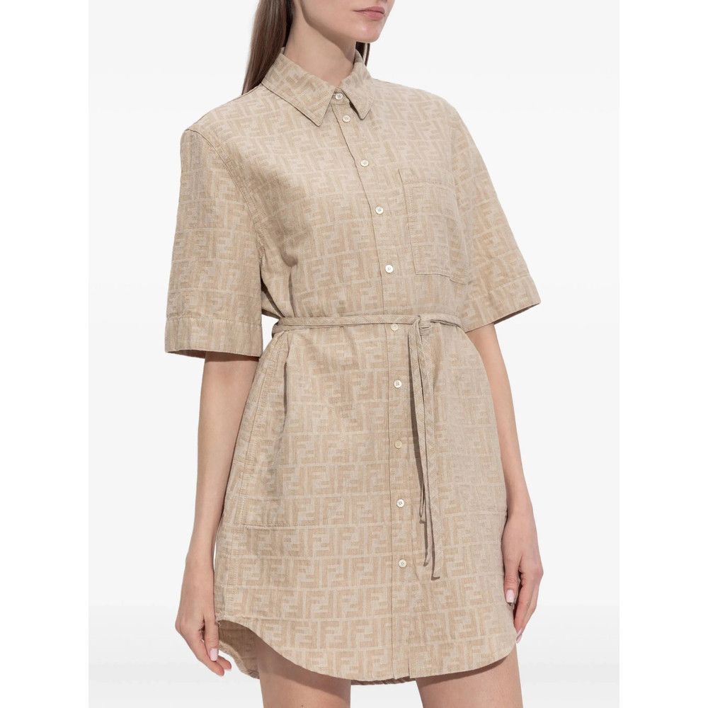 Fendi NEUTRALS Dresses - Day Dresses