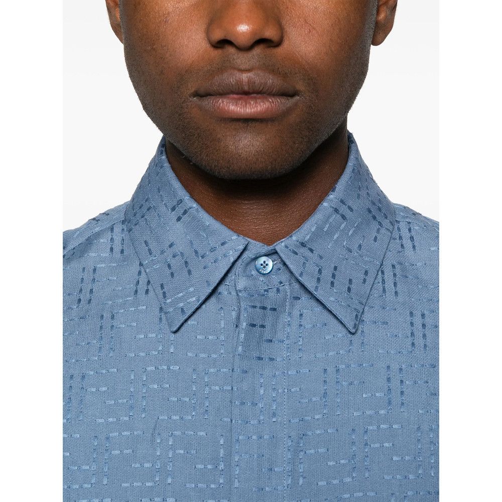 Fendi Fendi BLUE Shirts Size US S / EU 44-46 / 1 - 4 Thumbnail