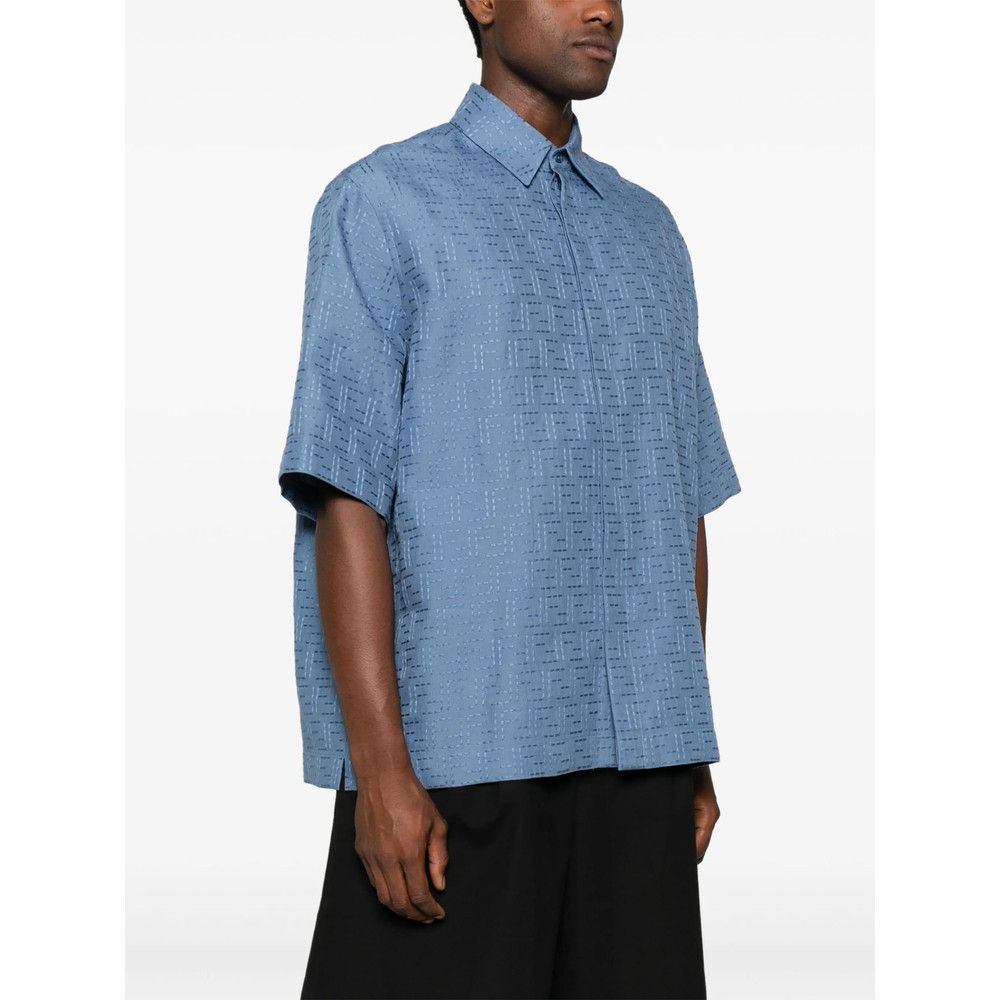 Fendi Fendi BLUE Shirts Size US S / EU 44-46 / 1 - 3 Thumbnail