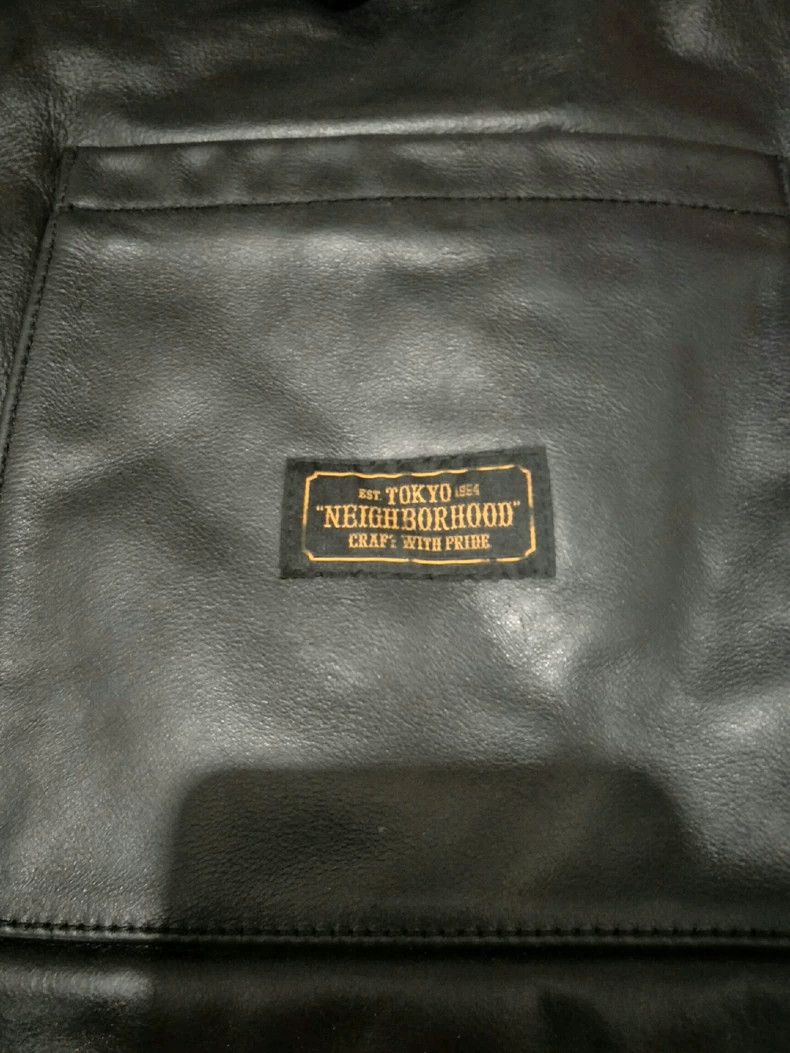 Neighborhood NBHD Leather Jacket 2XL Yu Wenle Style - dmc Size US XXL / EU 58 / 5 - 3 Thumbnail