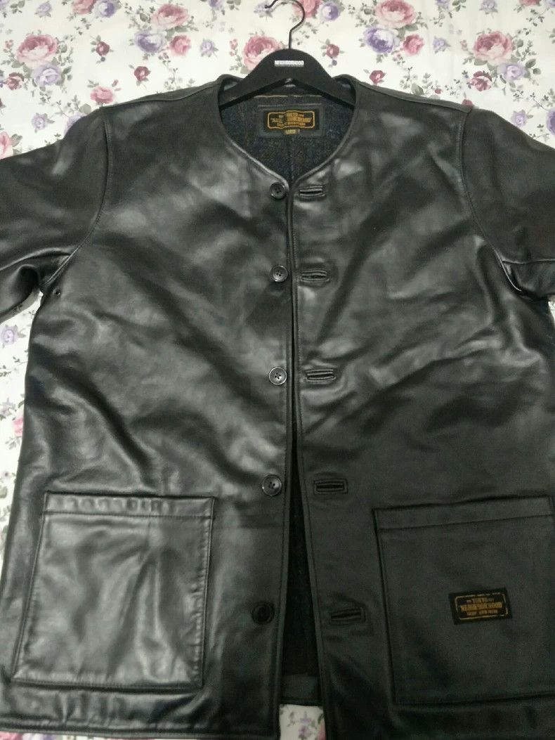 Neighborhood NBHD Leather Jacket 2XL Yu Wenle Style - dmc Size US XXL / EU 58 / 5 - 2 Thumbnail