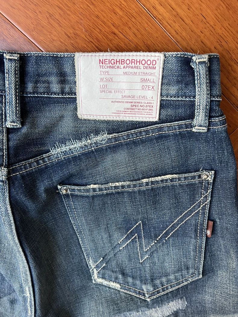 Neighborhood Neighborhood SCAB Fenom Ripped Denim Jeans - dmc Size US 27 - 9 Thumbnail