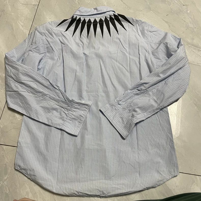 Neighborhood NBHD Limited Striped Button-Up Shirt - dmc Size US M / EU 48-50 / 2 - 6 Thumbnail