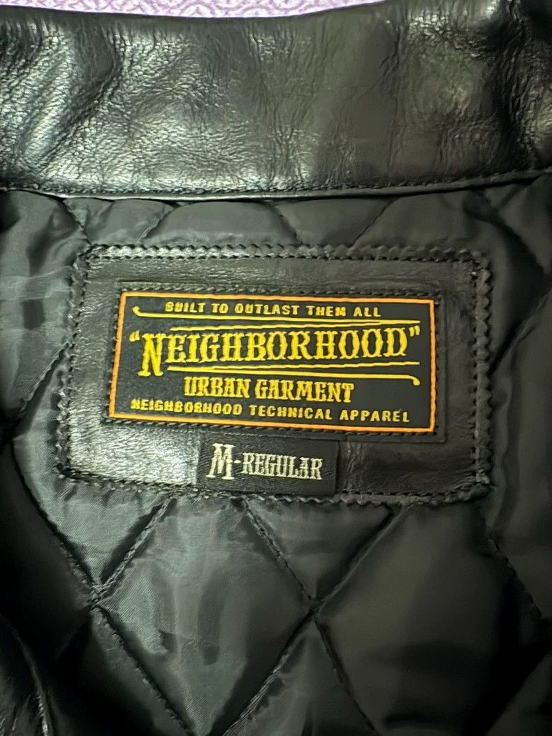Neighborhood NBHD Japanese Leather Jacket - dmc Size US L / EU 52-54 / 3 - 3 Thumbnail