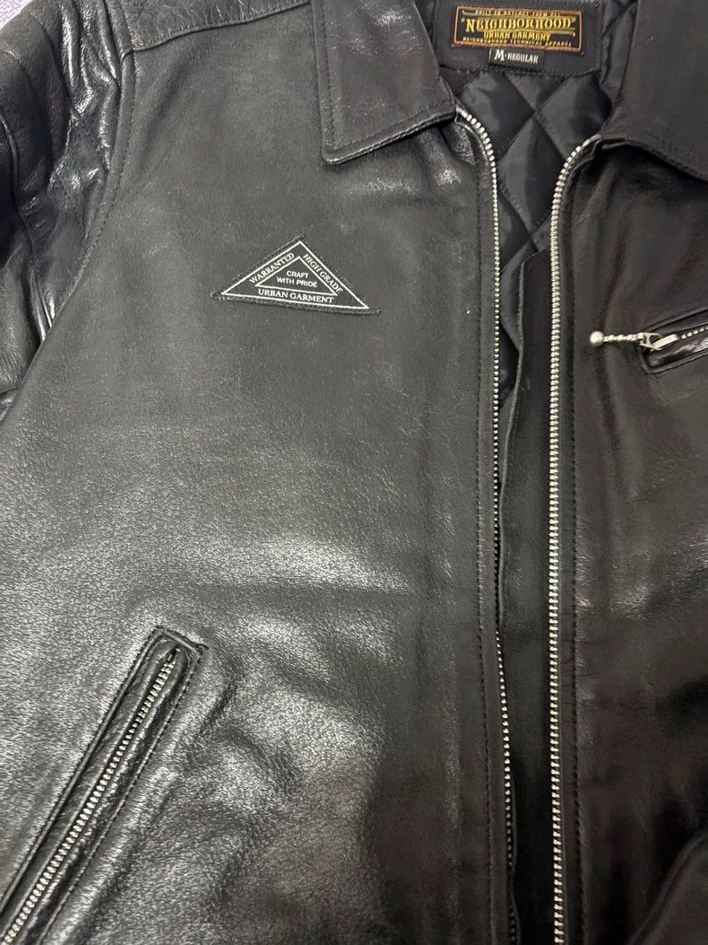 Neighborhood NBHD Japanese Leather Jacket - dmc Size US L / EU 52-54 / 3 - 2 Thumbnail
