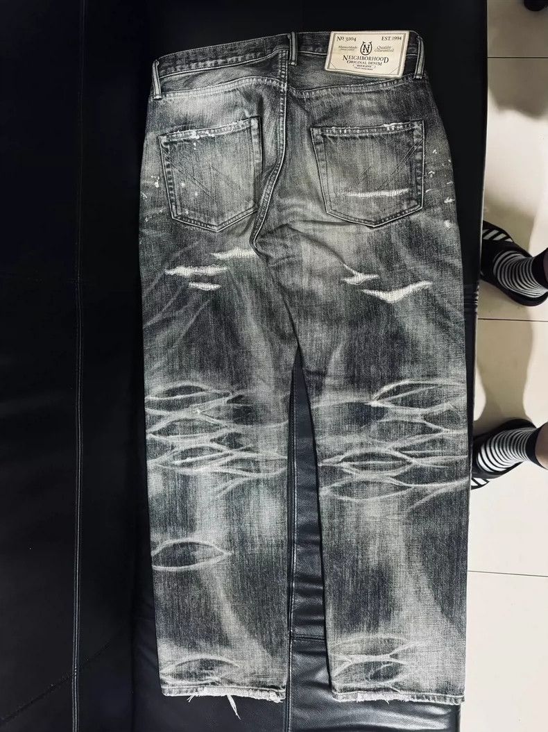 NBHD Distressed Denim Jeans - dmc
