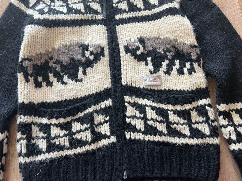 Neighborhood NEIGHBORHOOD KANATA collaboration vintage thick-thread wool cardigan - dmc Size US L / EU 52-54 / 3 - 3 Thumbnail
