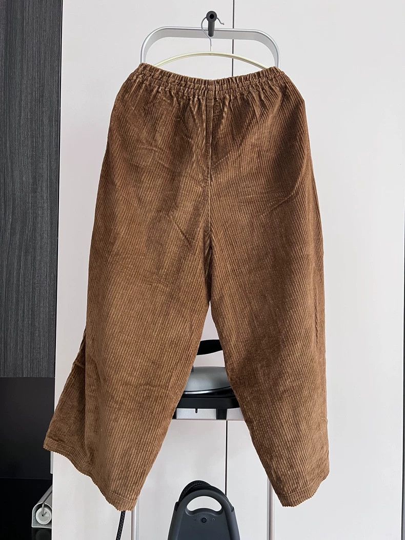 Needles Needles H.D. Corduroy Wide-Leg Pants - dmc Size US 34 / EU 50 - 6 Thumbnail