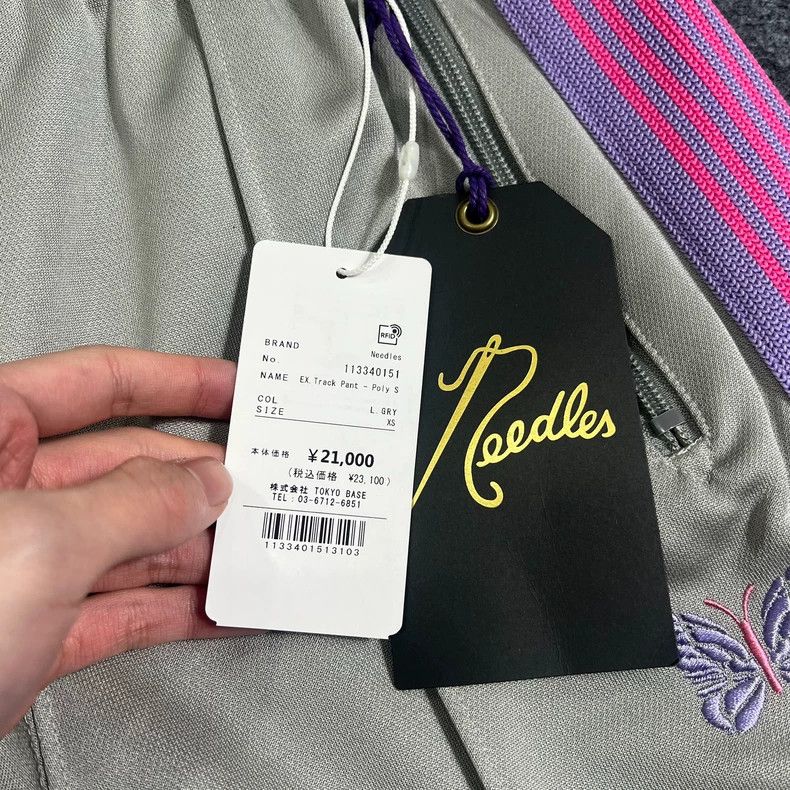 Needles Needles Pink Purple Stripe Narrow Pants - dmc Size US 26 / EU 42 - 4 Thumbnail