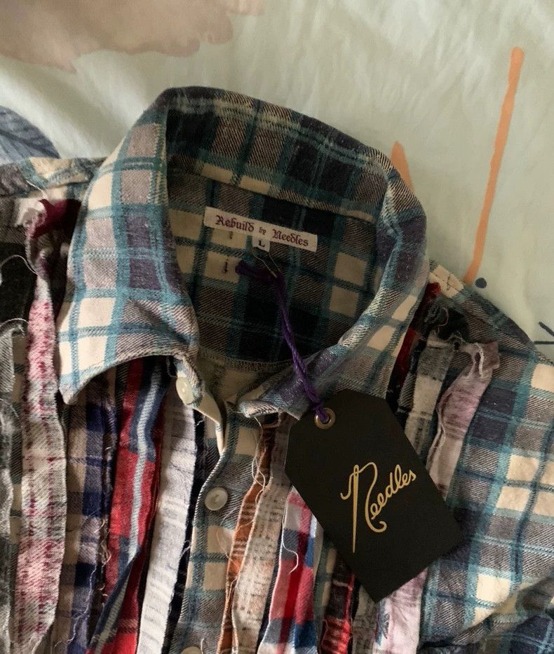 Needles NEEDLES TALK Long Sleeve Shirt - dmc Size US L / EU 52-54 / 3 - 2 Thumbnail