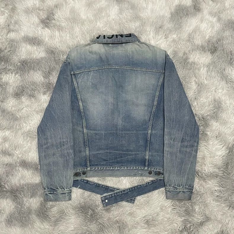 Balenciaga Balenciaga Embroidered Logo Denim Jacket - dmc Size US S / EU 44-46 / 1 - 2 Thumbnail