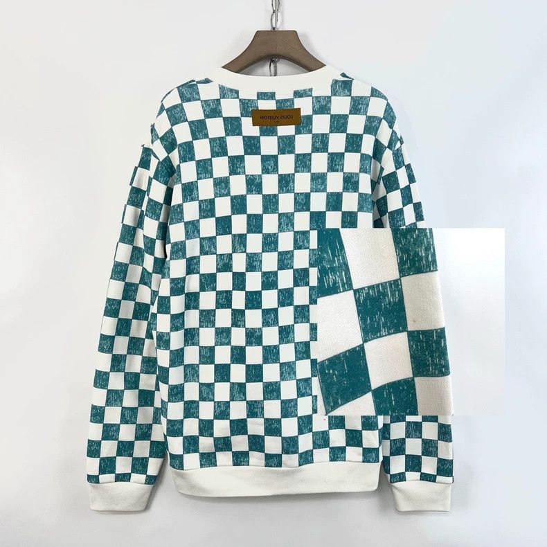 Louis Vuitton Louis Vuitton Checkerboard Fleece Sweatshirt - dmc Size US XXL / EU 58 / 5 - 8 Thumbnail