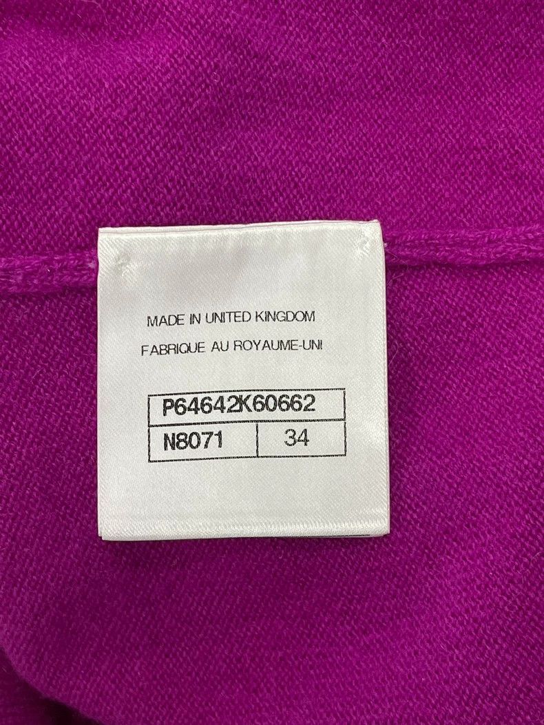 Chanel Chanel 20A Colorblock Cashmere Knit Top - dmc Size US S / EU 44-46 / 1 - 5 Thumbnail
