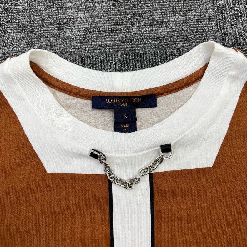 Louis Vuitton Louis Vuitton Spliced Chain Letter Tee - dmc Size US S / EU 44-46 / 1 - 3 Thumbnail