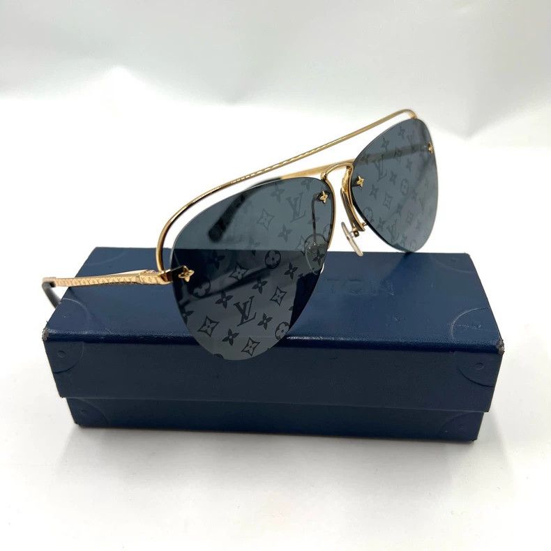 Louis Vuitton Louis Vuitton Monogram Pilot Sunglasses - dmc Size ONE SIZE - 5 Thumbnail