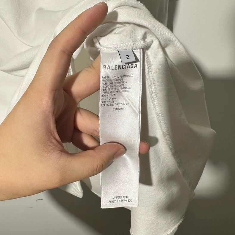 Balenciaga Balenciaga adidas White Logo Short Sleeve - dmc Size US XXL / EU 58 / 5 - 4 Thumbnail