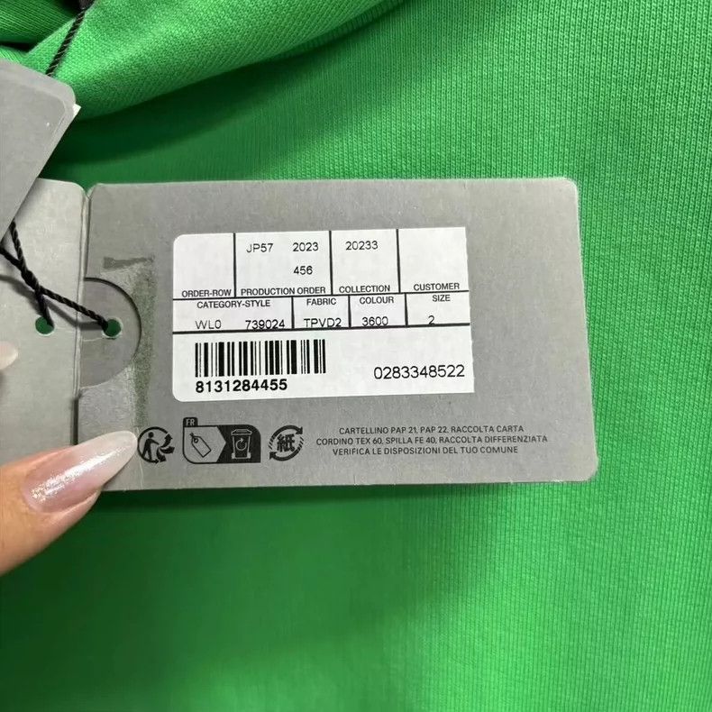 Balenciaga Balenciaga Green Embroidered Logo Hoodie - dmc Size US XXS / EU 40 - 8 Thumbnail