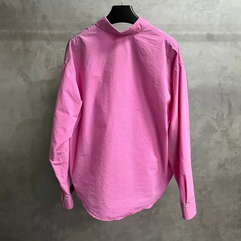 Balenciaga Balenciaga Pink Back Logo Long Sleeve Shirt - dmc Size US XS / EU 42 / 0 - 2 Thumbnail