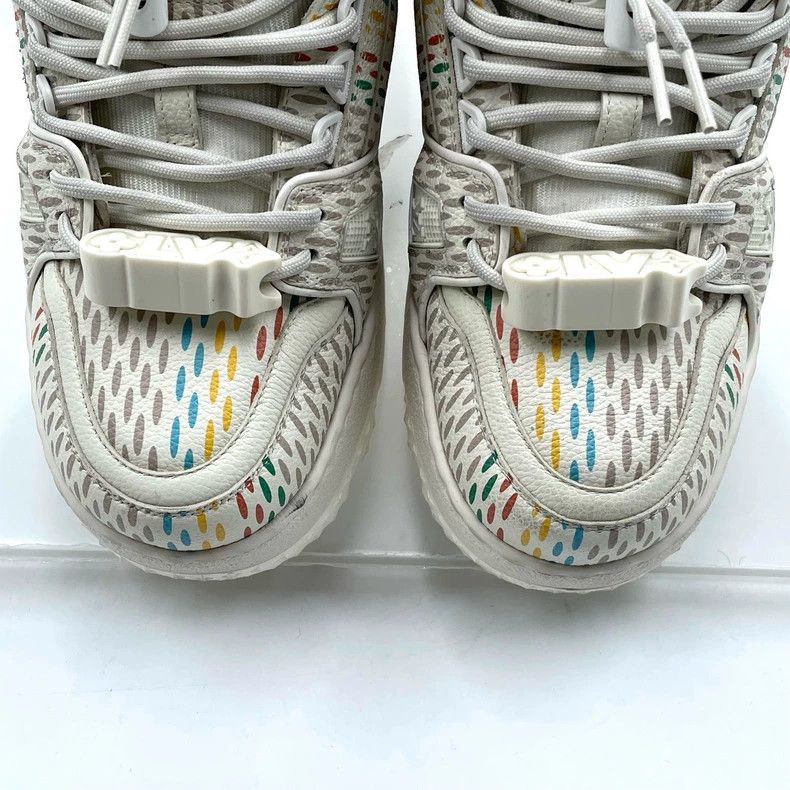 Louis Vuitton Louis Vuitton LV Trainer Rainbow Stripes - dmc Size US 5 / EU 37 - 4 Thumbnail