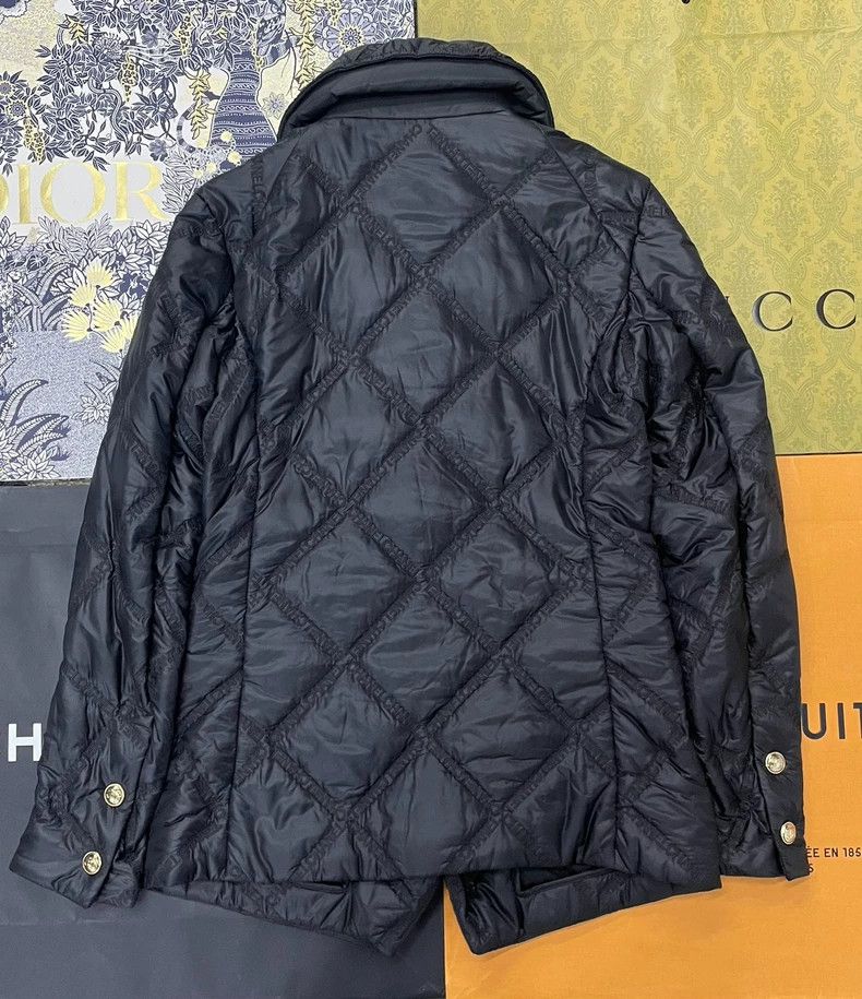 Chanel Chanel Black Quilted Logo Cotton Coat - dmc Size US XS / EU 42 / 0 - 4 Thumbnail