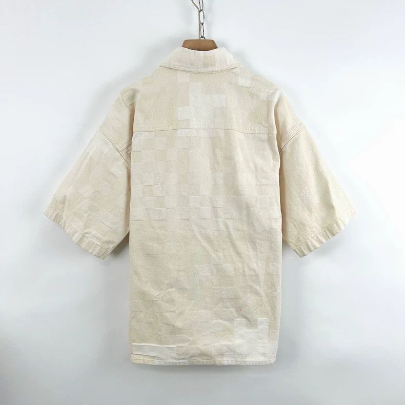 Louis Vuitton Louis Vuitton Embroidered Logo Check Short Shirt - dmc Size US S / EU 44-46 / 1 - 2 Thumbnail