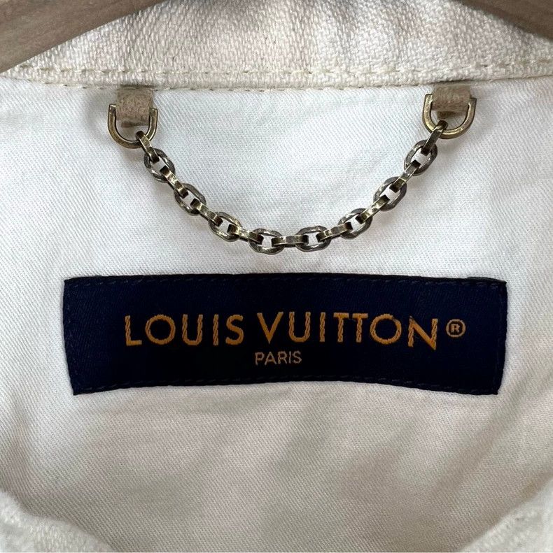 Louis Vuitton Louis Vuitton Embroidered Logo Check Short Shirt - dmc Size US S / EU 44-46 / 1 - 4 Thumbnail