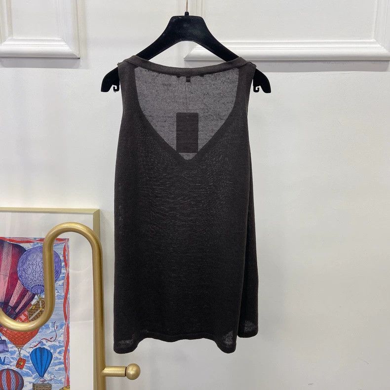 Loro Piana Loro Piana Knit Openwork Top M - dmc Size US M / EU 48-50 / 2 - 4 Thumbnail