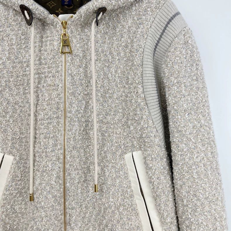 Louis Vuitton Louis Vuitton Tweed Hooded Jacket - dmc Size US M / EU 48-50 / 2 - 4 Thumbnail