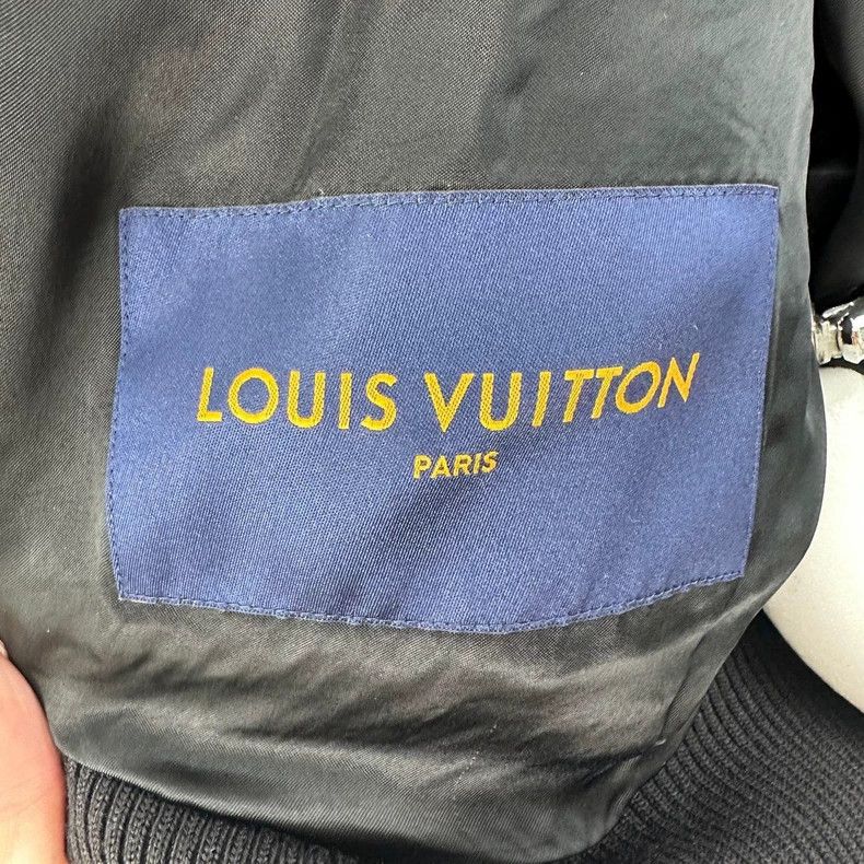 Louis Vuitton Louis Vuitton Leather Cashmere Varsity Jacket - dmc Size US L / EU 52-54 / 3 - 4 Thumbnail