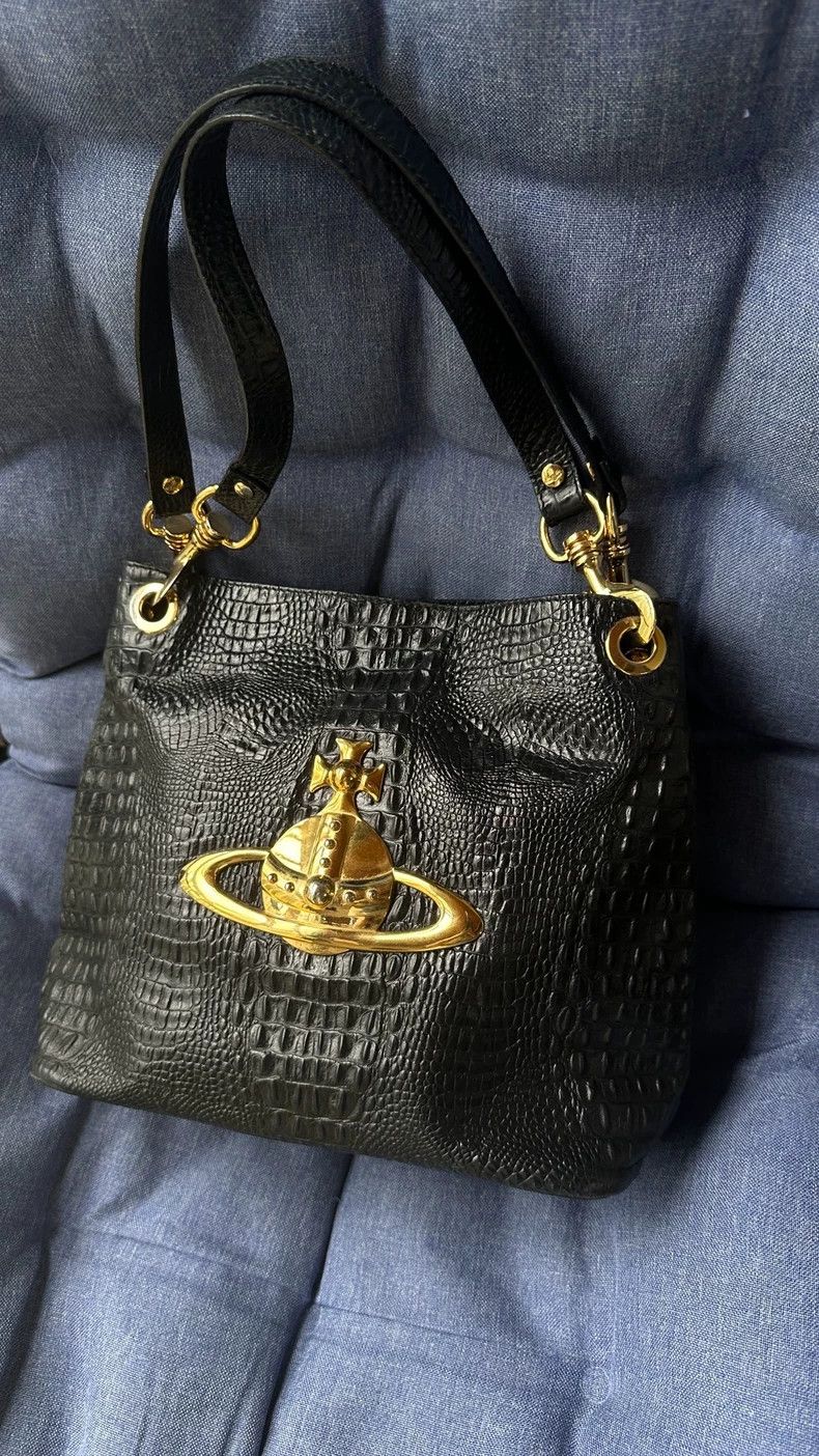 Vivienne Westwood Vivienne Westwood Black Gold Tote Bag - dmc Size ONE SIZE - 2 Thumbnail