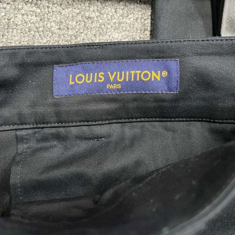 Louis Vuitton Louis Vuitton Black Cargo Straight Pants - dmc Size US 31 - 3 Thumbnail