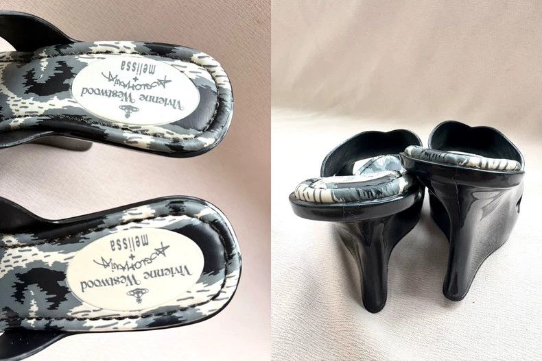 Vivienne Westwood Vivienne Westwood Black Wedge Sandals - dmc Size US 7 / EU 40 - 8 Thumbnail