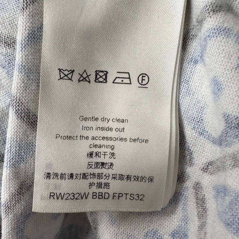 Louis Vuitton Louis Vuitton White Blue Short Sleeve XS - dmc Size US XS / EU 42 / 0 - 5 Thumbnail