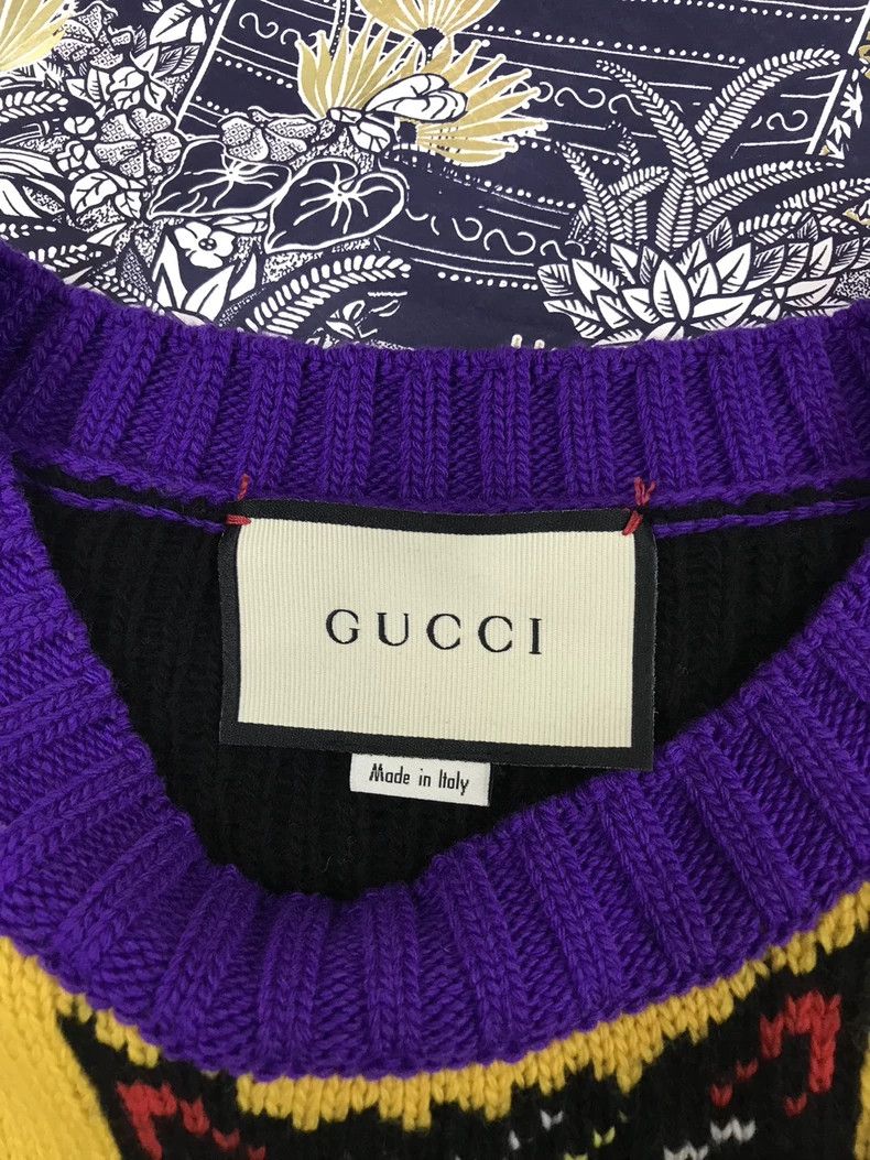 Gucci Gucci Limited Edition Tiger Head Sweater - dmc Size US XL / EU 56 / 4 - 3 Thumbnail