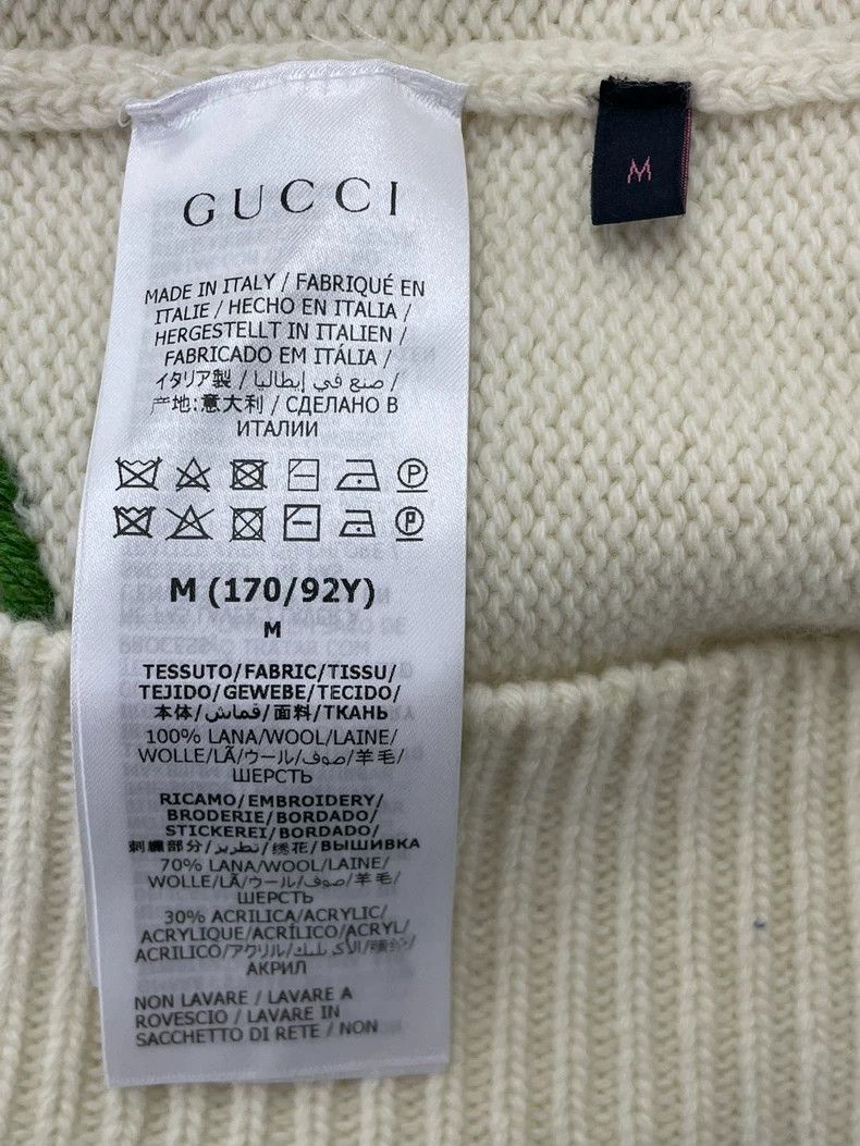 Gucci Gucci White Embroidered Lantern Sleeve Sweater - dmc Size US M / EU 48-50 / 2 - 5 Thumbnail