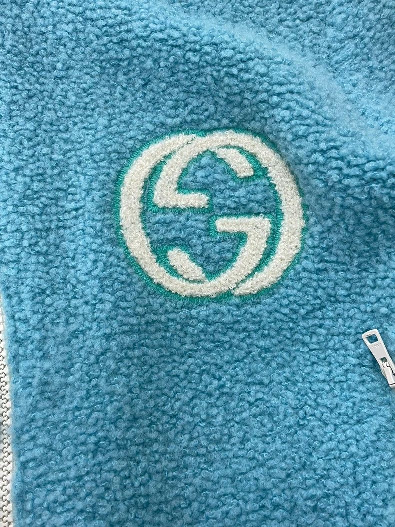 Gucci Gucci Blue Zip-Up Wool Jacket - dmc Size US M / EU 48-50 / 2 - 2 Thumbnail