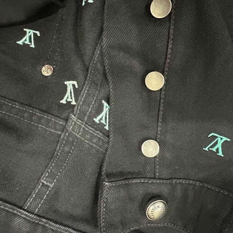 Louis Vuitton Louis Vuitton Monogram Embroidered Jeans - dmc Size US 33 - 5 Thumbnail