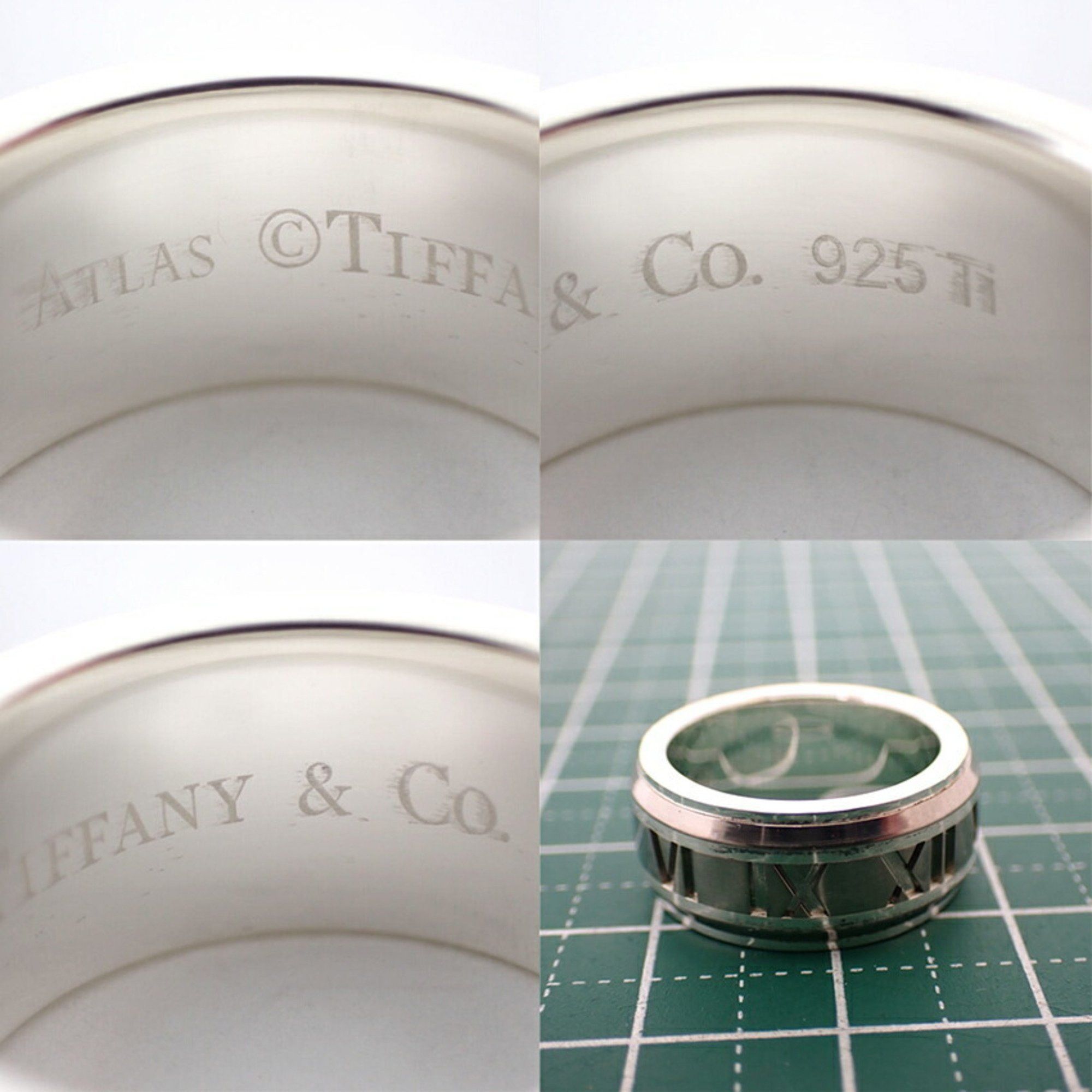 Tiffany & Co. TIFFANY SV925 Titanium Atlas Ring, size 9 Size ONE SIZE - 11 Thumbnail